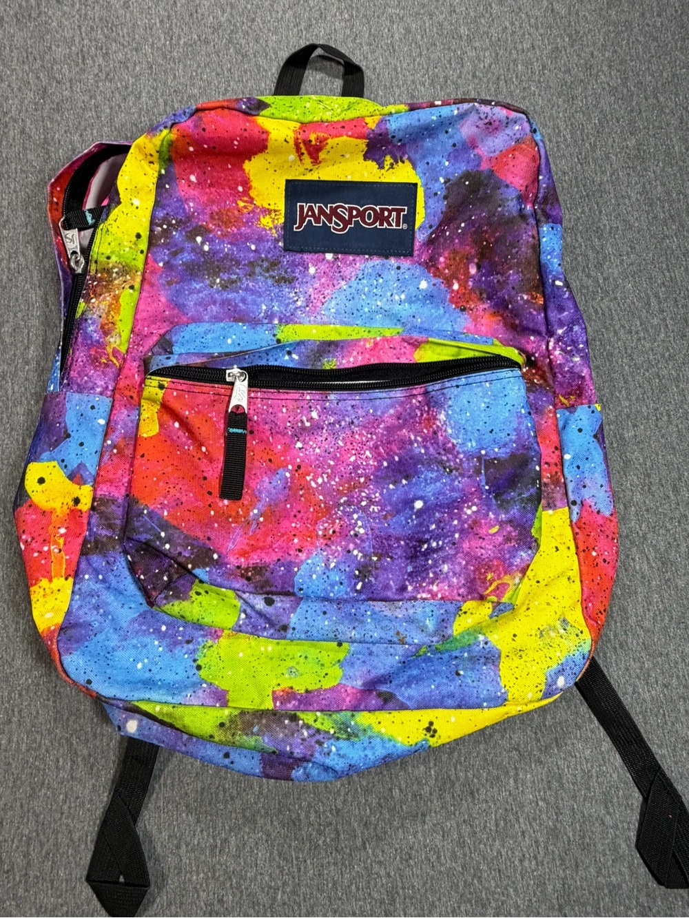 JanSport Kids Backpack in Multicolor Galaxy Splash Tie Dye T501